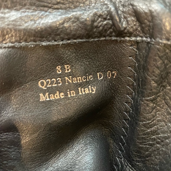 Coach Nancie Soft Black Pebbled Leather Bootie. Size 8 - Picture 2 of 6